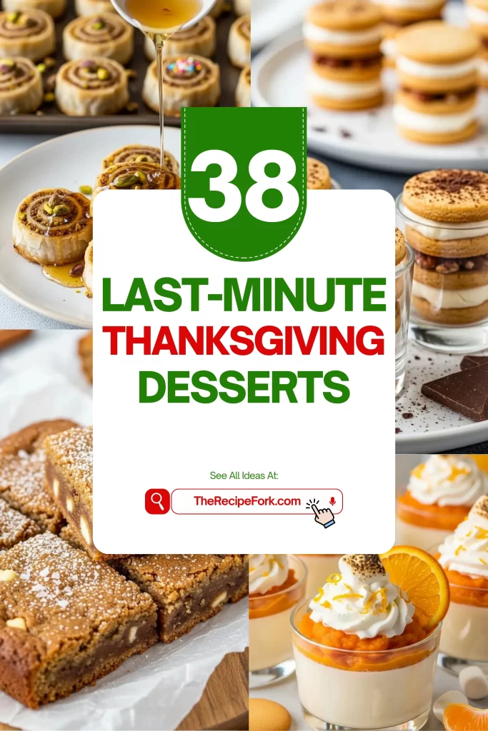Last-Minute Thanksgiving Desserts