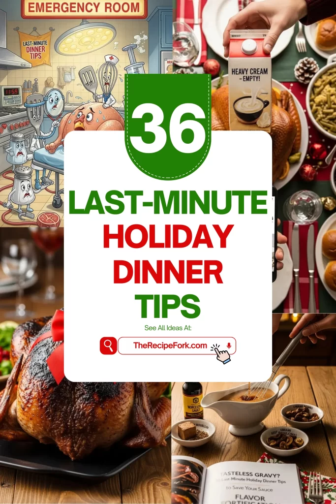 Last-Minute Holiday Dinner Tips