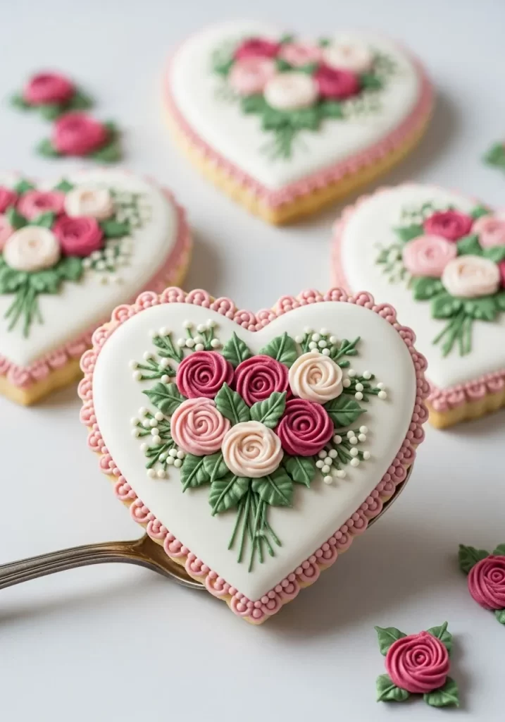 Valentine Cookies Decorated