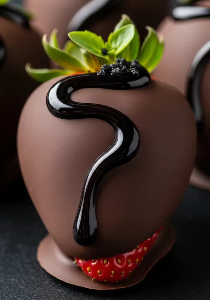 Valentines Day Chocolate Strawberries