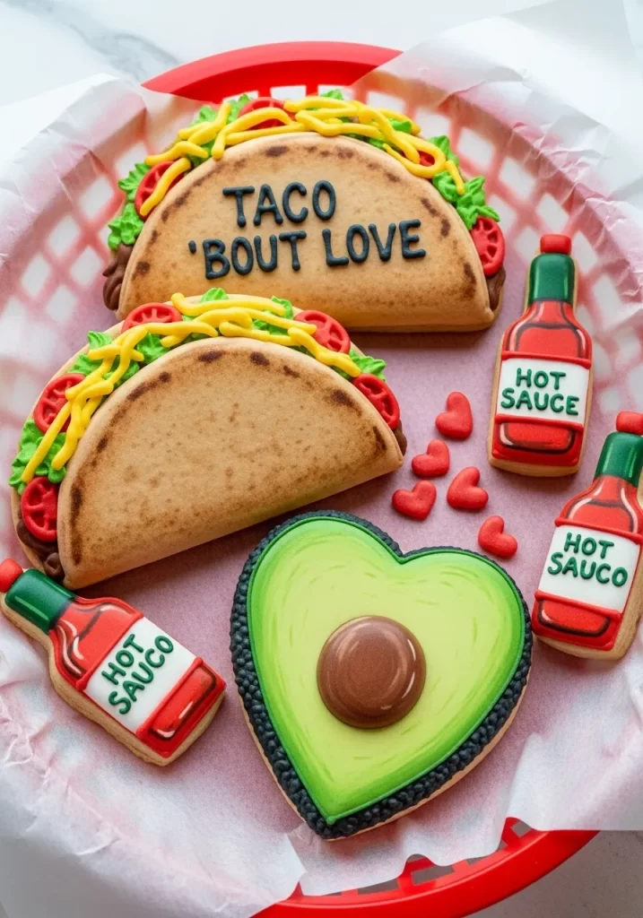 Valentine Cookies Decorated