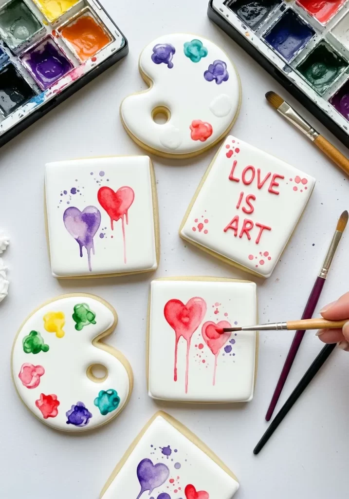 Valentine Cookies Decorated