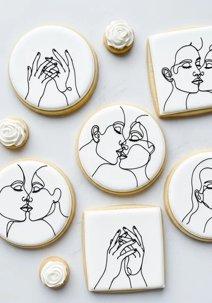 Valentine Cookies Decorated