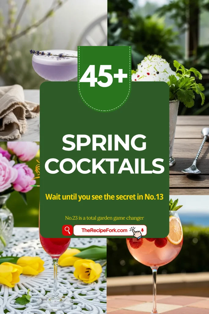 spring cocktails
