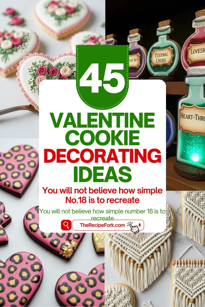 Valentine Cookies Decorated